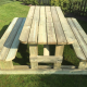 Products > Highland Picnic Bench With Rounded Edges > Image 10